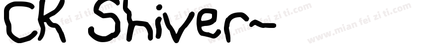 CK Shiver字体转换